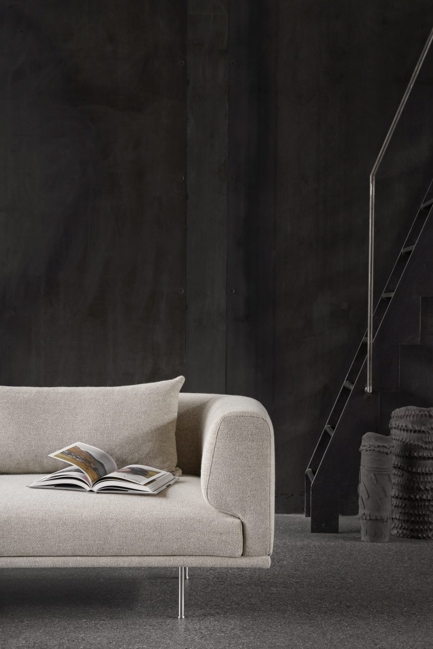 Chimney Module Sofa 3-Sitzer Vipp Wavy - Off white/light grey