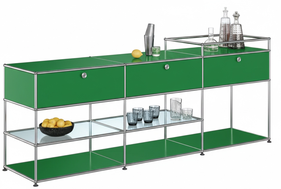 Sideboard Bar USM Haller Grün