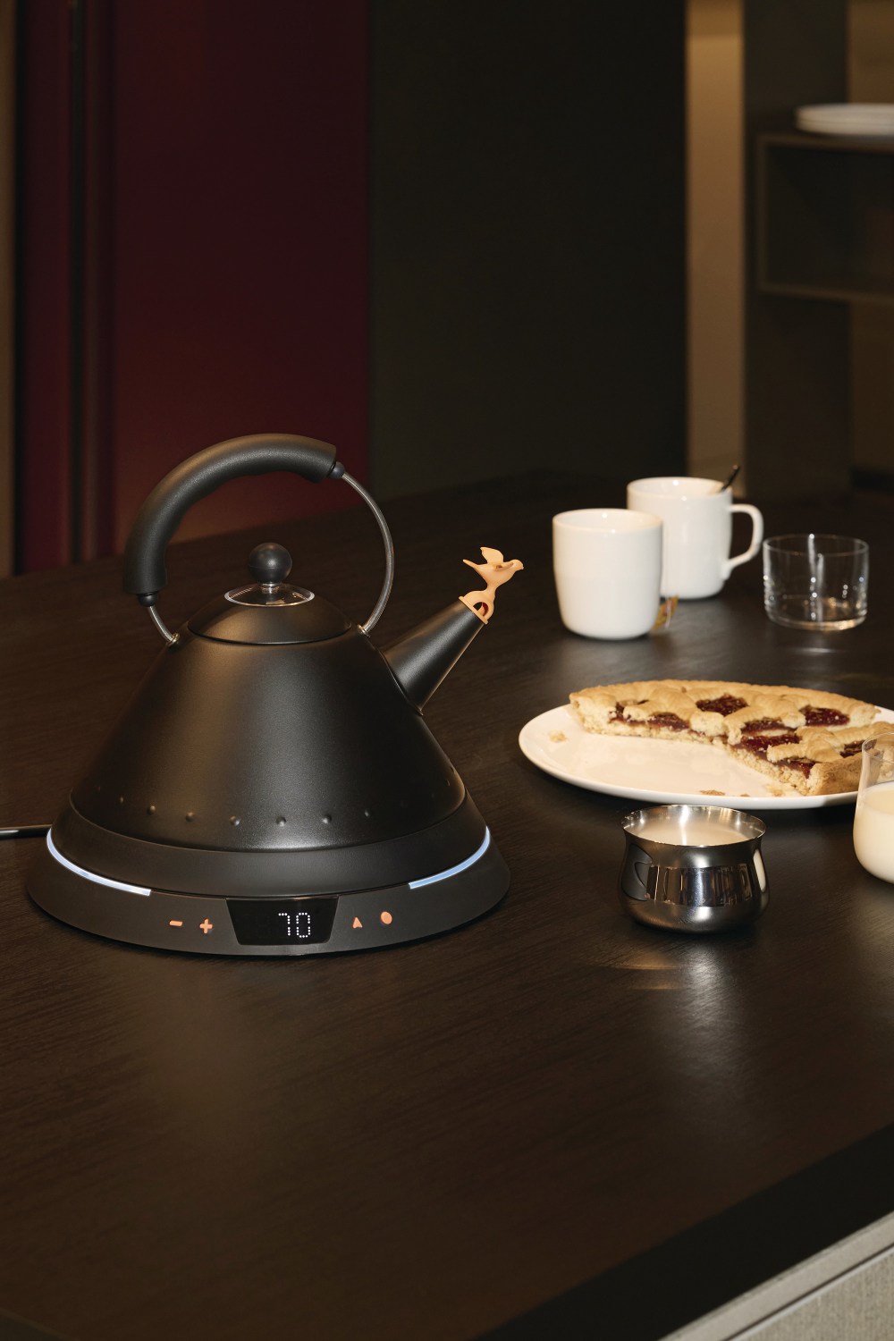 MG32TC B MG32 Elektrischer Wasserkocher mit Temperaturregelung Alessi