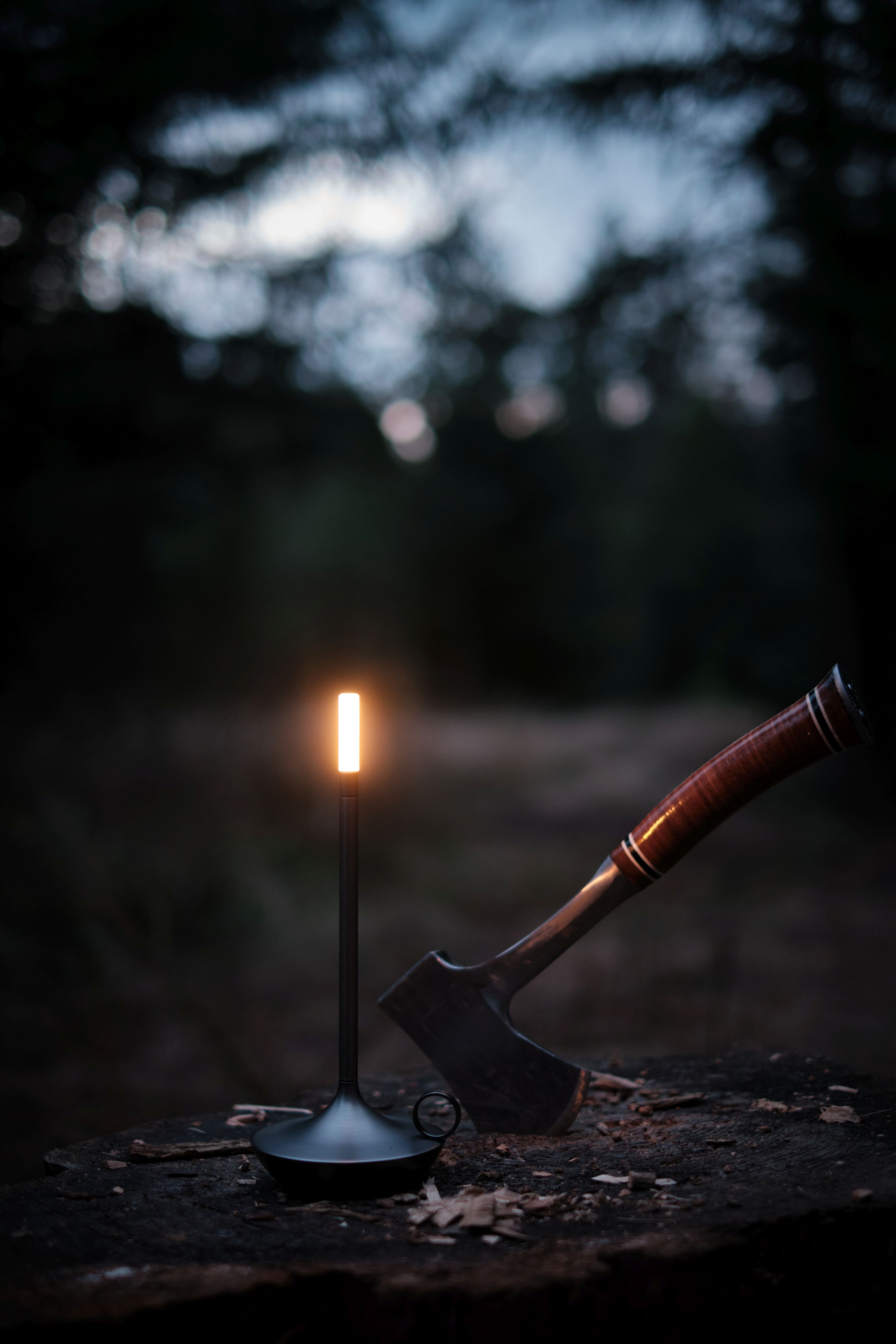 Wick Portable Akkuleuchte / Tischleuchte mit USB graphit Graypants