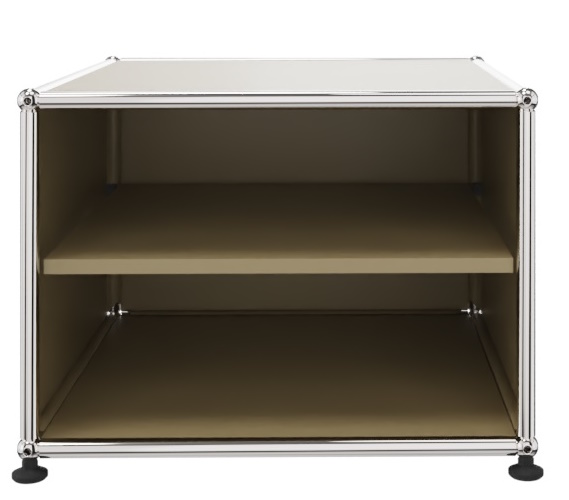 USM Haller Beistellmöbel mit Zwischentablar - beige