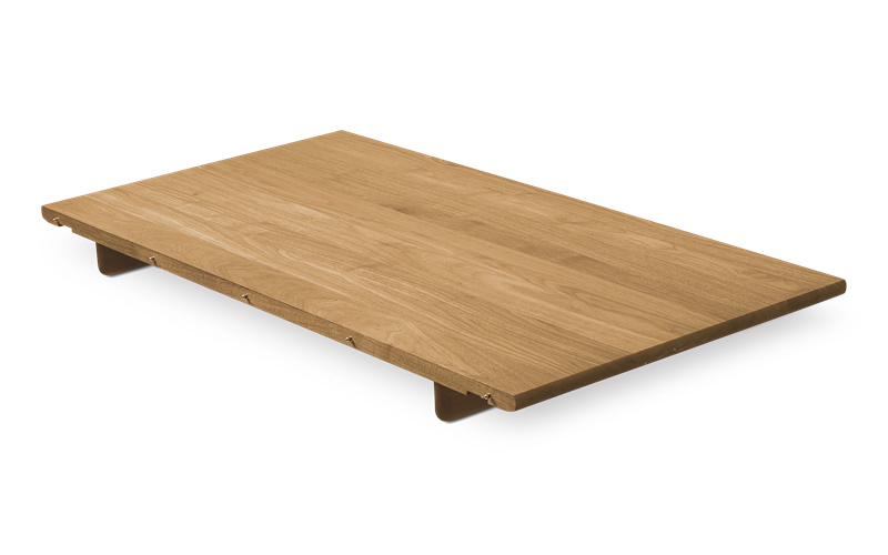 CH337I Einlegeplatte aus geölter Buche für Carl Hansen & Søn Esstisch, Detailansicht.