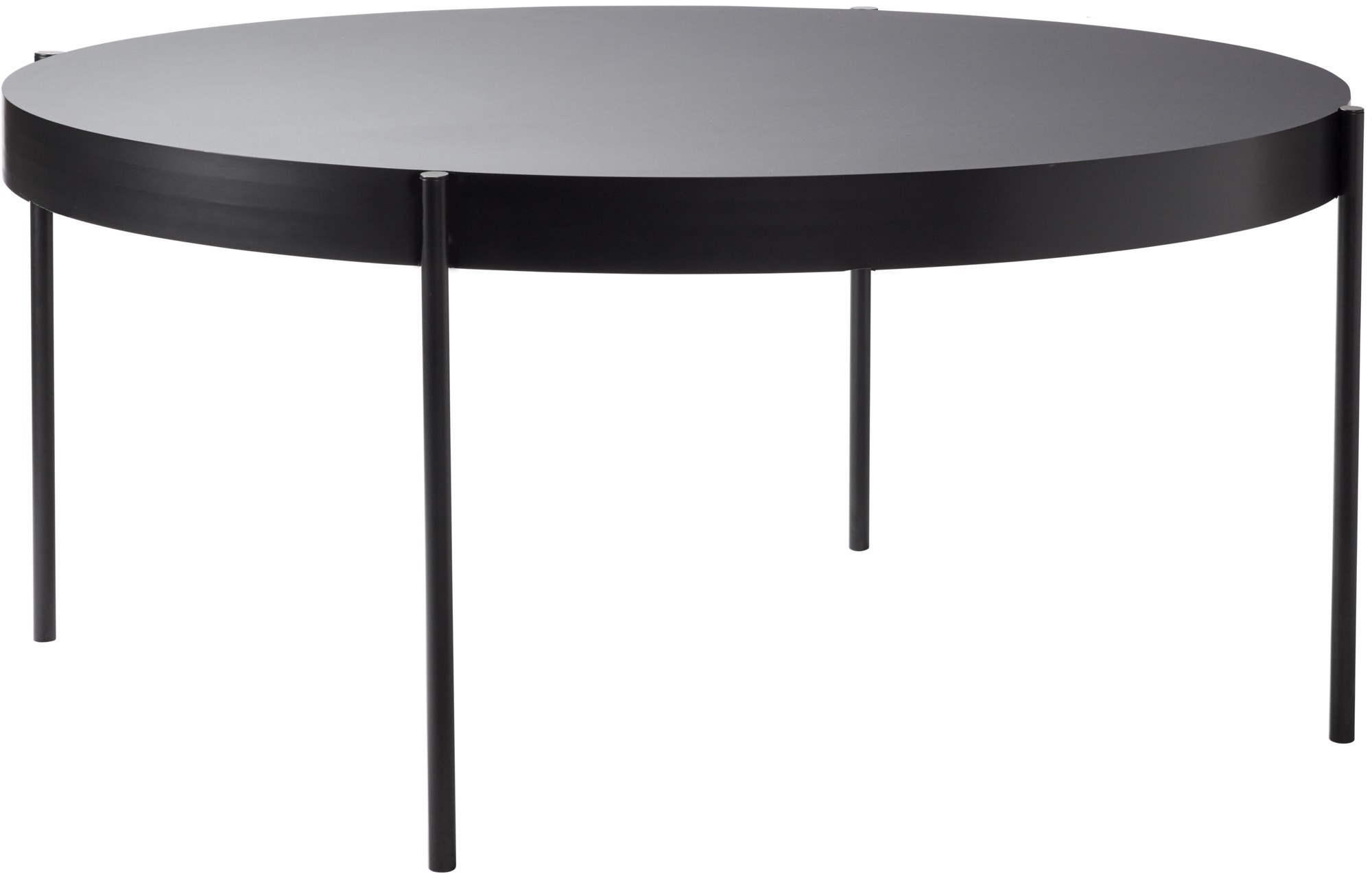 Series 430 Tisch Schwarz Ø160 Verpan