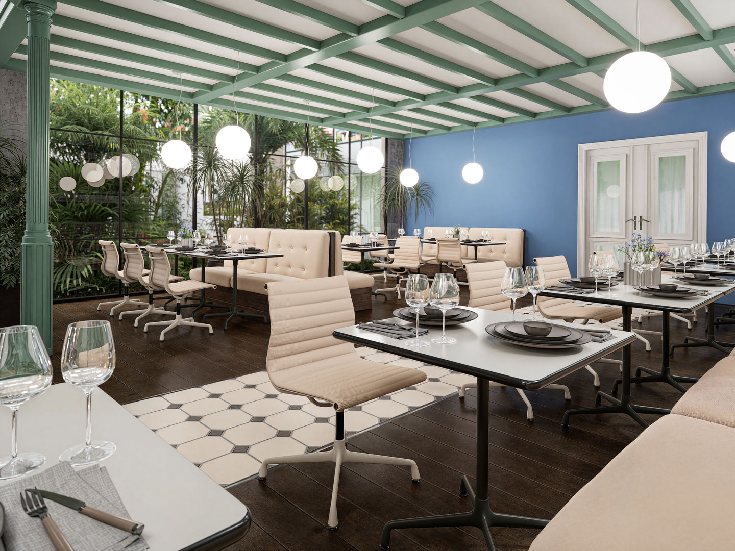 Aluminium Chair EA 103 / EA103 Stuhl Vitra