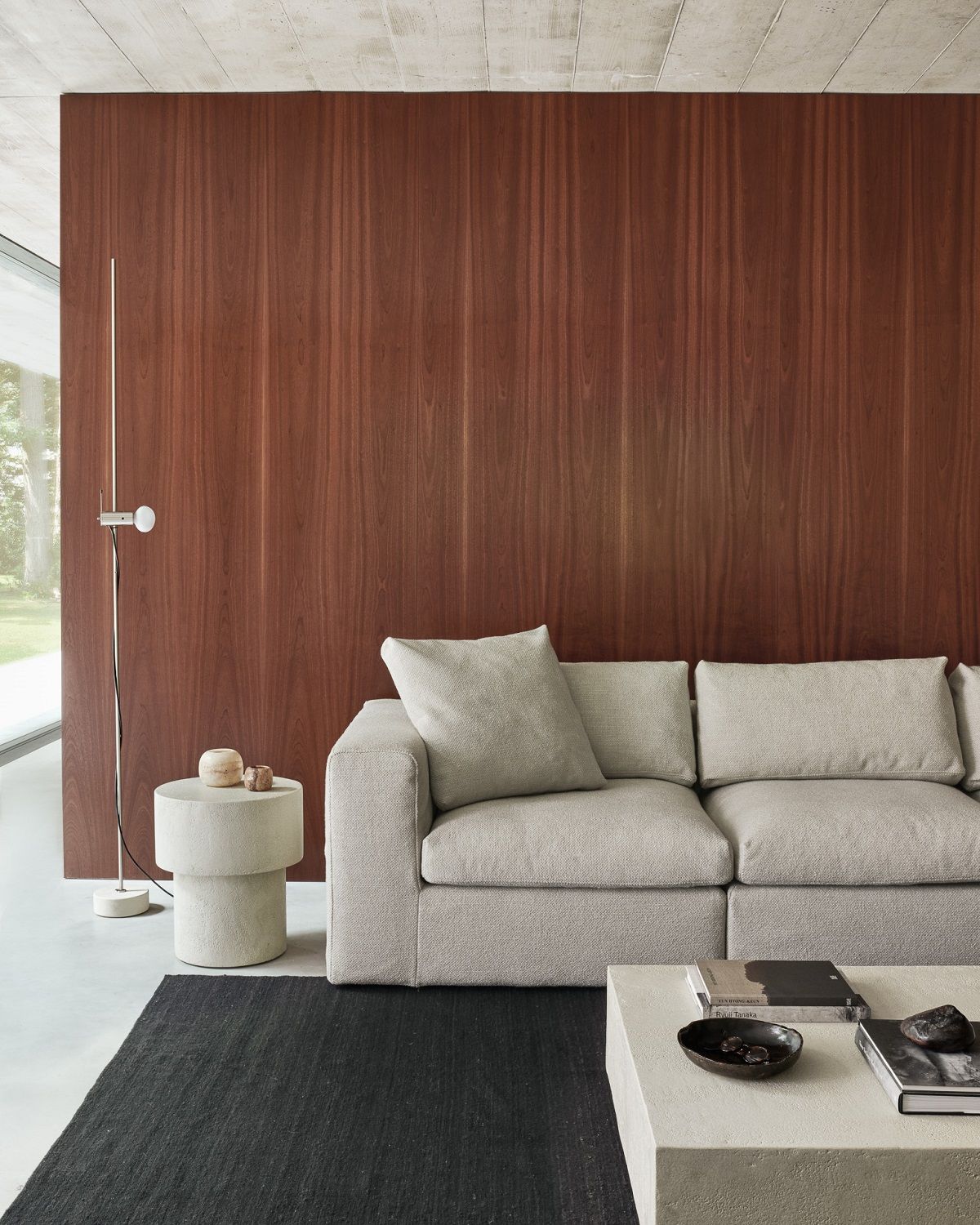 Elements Couchtisch Microcement Off White rechteckig Ethnicraft