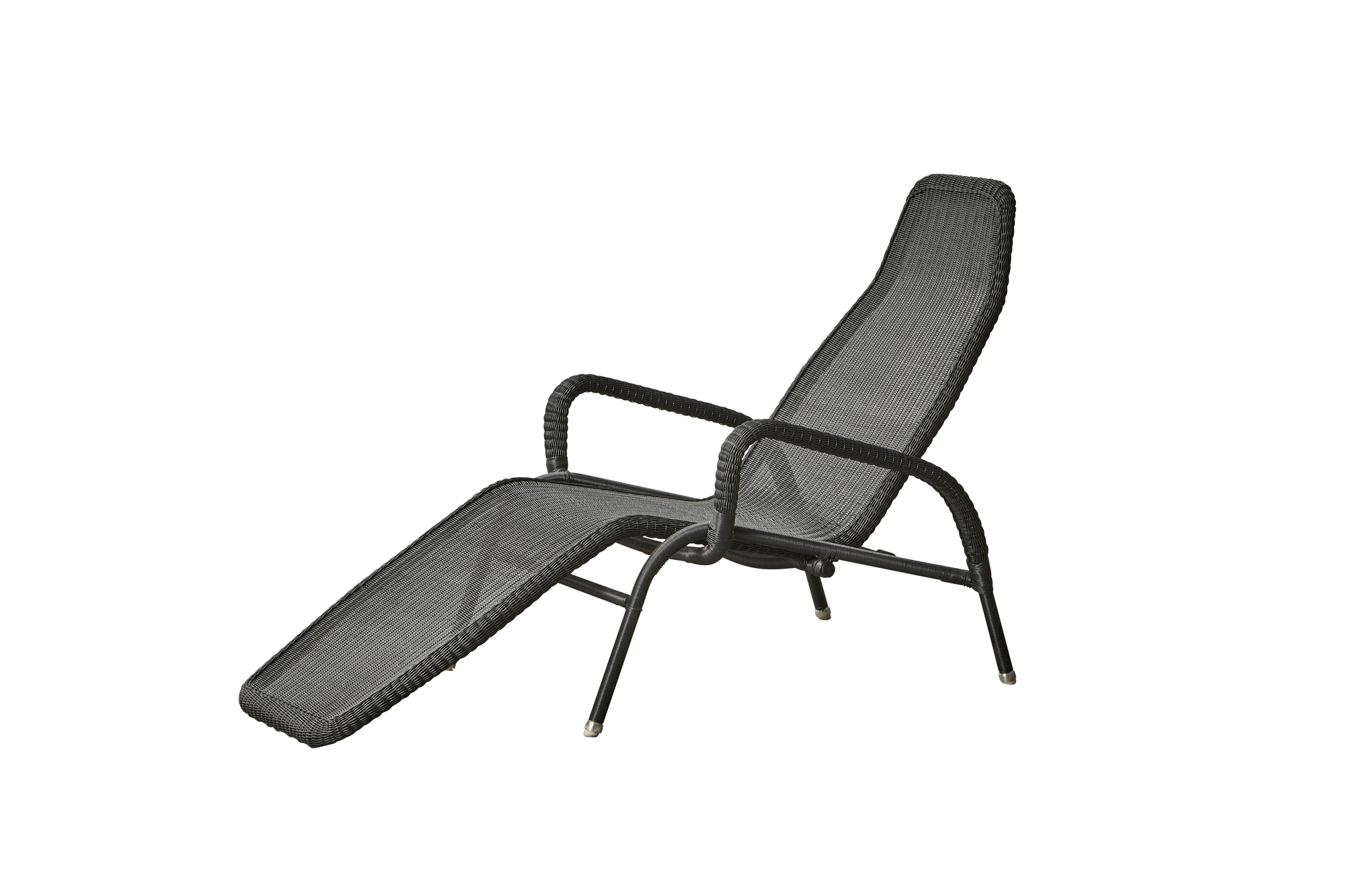 Sunrise Sonnenliege von Cane-Line, stapelbar, für den Garten oder die Terrasse.