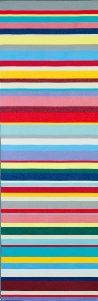 New Hampton Polsterauflage für Sonnenliege Outdoor Weishäupl Multicolor mit bunten Streifen für Garten und Balkon.