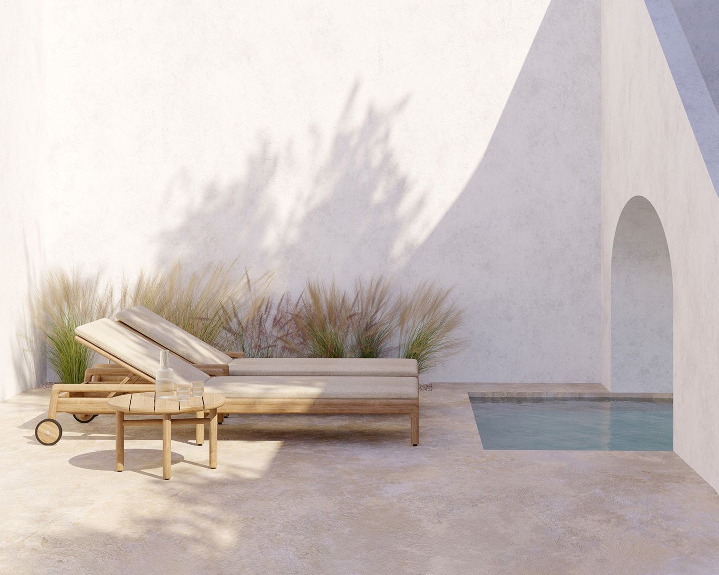 Kissen für Jack Outdoor Liege Natural Ethnicraft