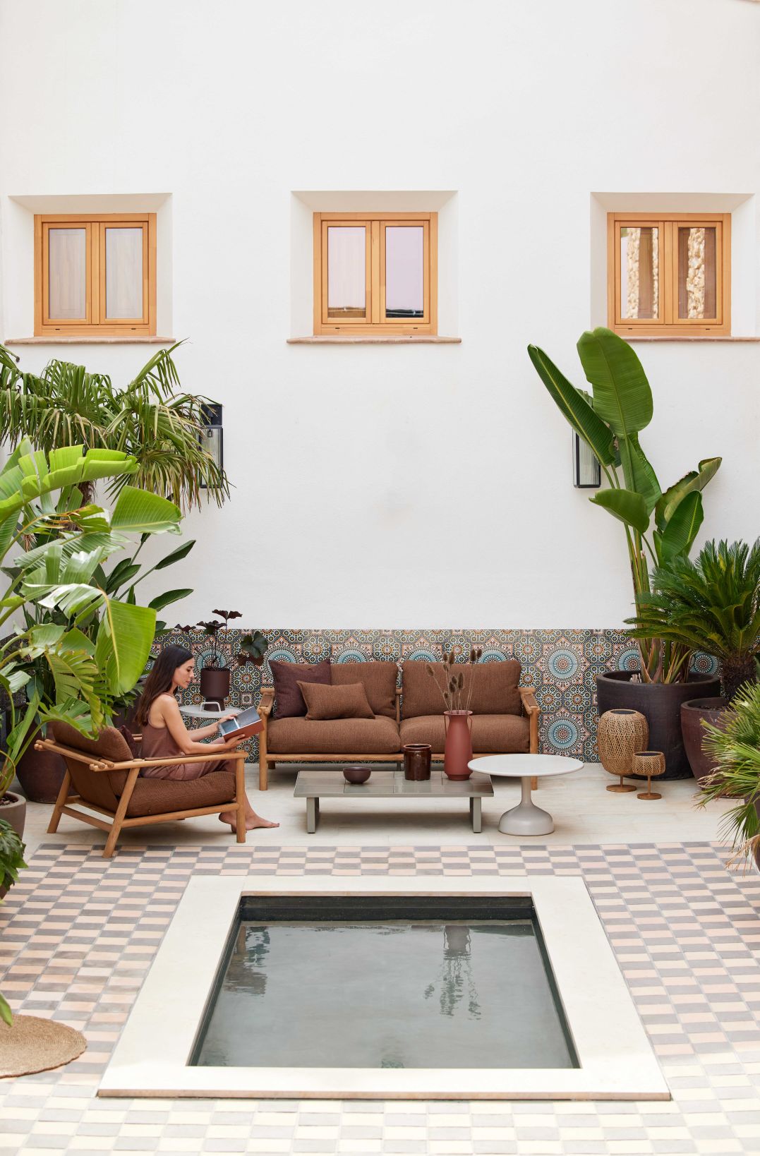 Sticks Outdoor Sofa inkl. Kissen Cane-Line