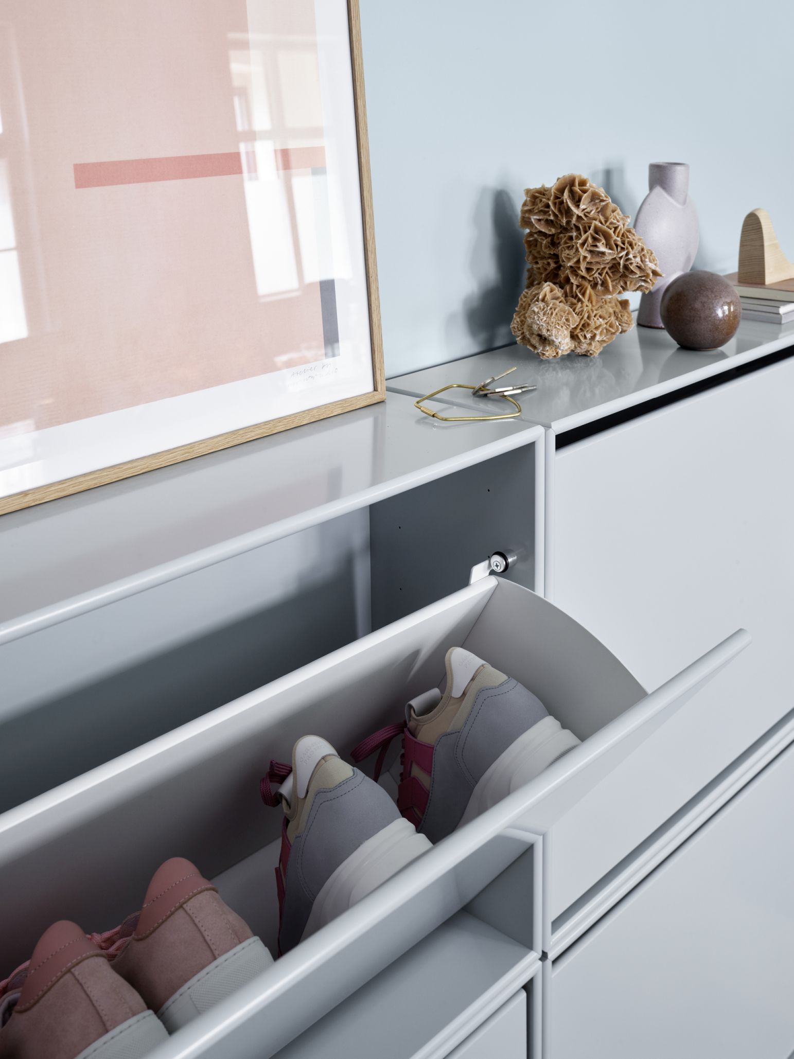 Hide Schuhschrank Oat Montana QUICK SHIP