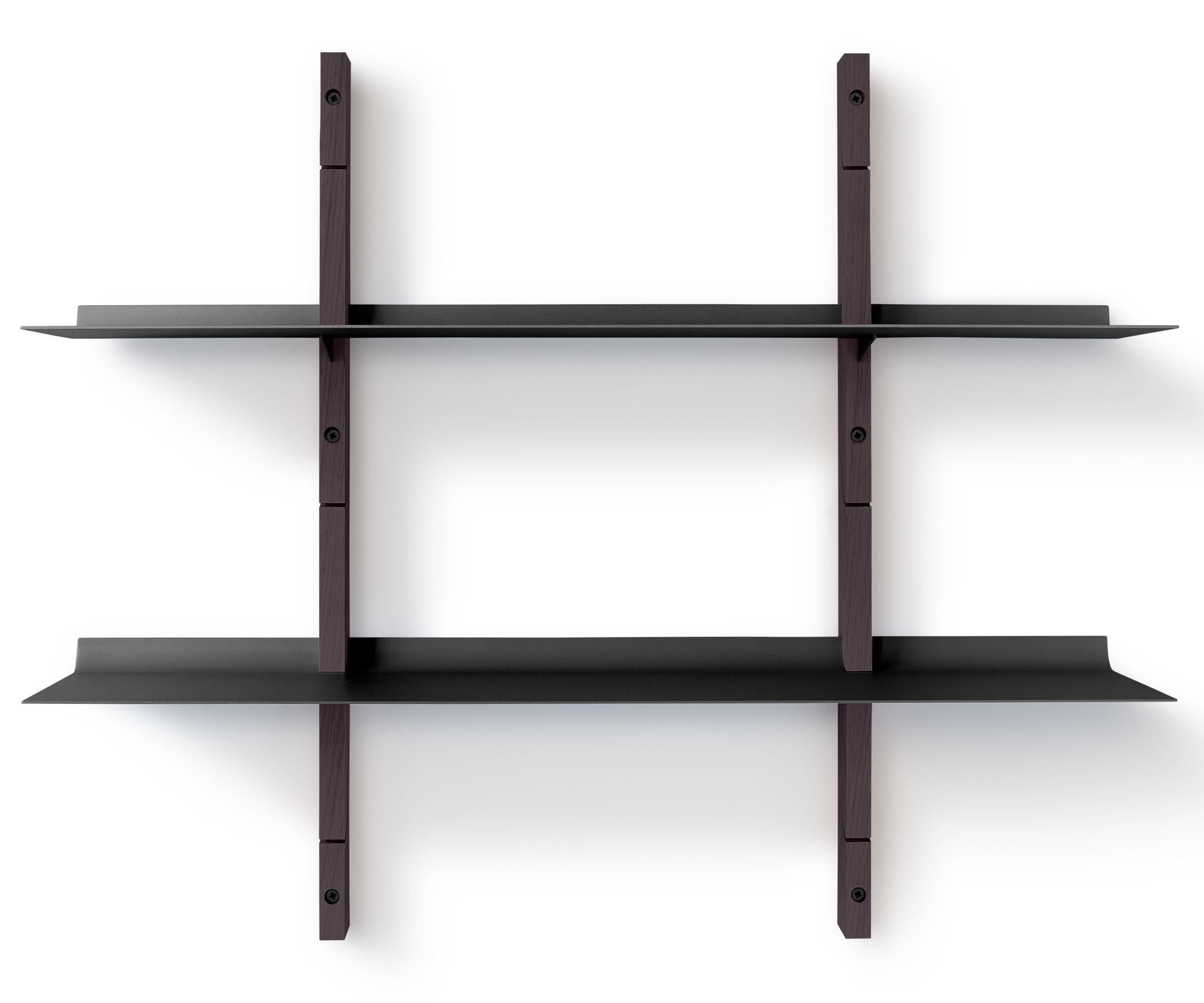 Smile Regal Set von Eva Solo, Eiche geräuchert schwarz, zwei Regalböden.