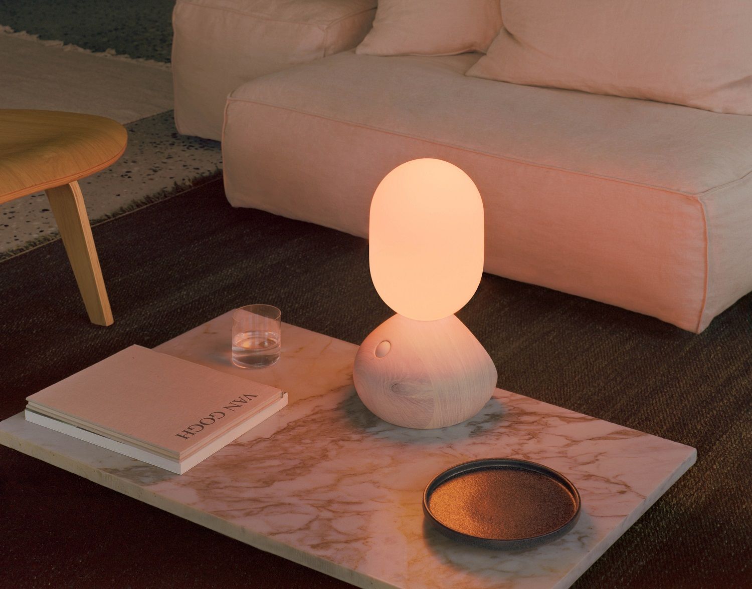 Sun Home Lichtskulptur / Tischleuchte Grau