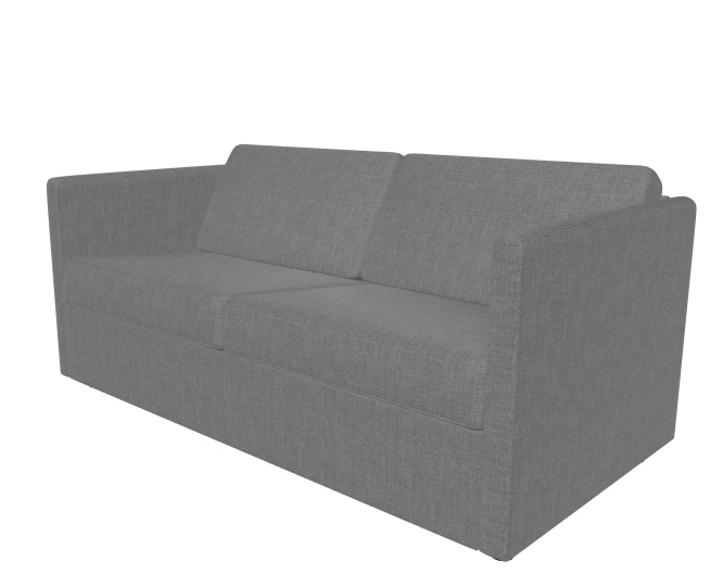 Graues Conseta Schlafsofa von Cor mit Stoffbezug, modernes Design für Wohnzimmer und Gästezimmer.