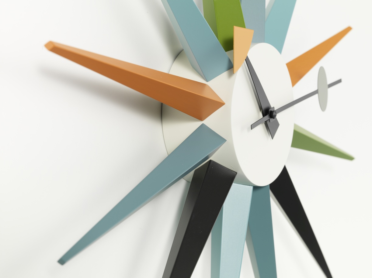 Sunburst Clock Uhr - mehrfarbig Vitra