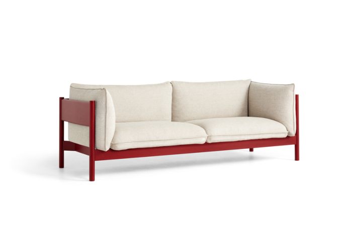 Arbour Eco 3-Sitzer-Sofa Hallingdal 220 / Buche weinrot Hay