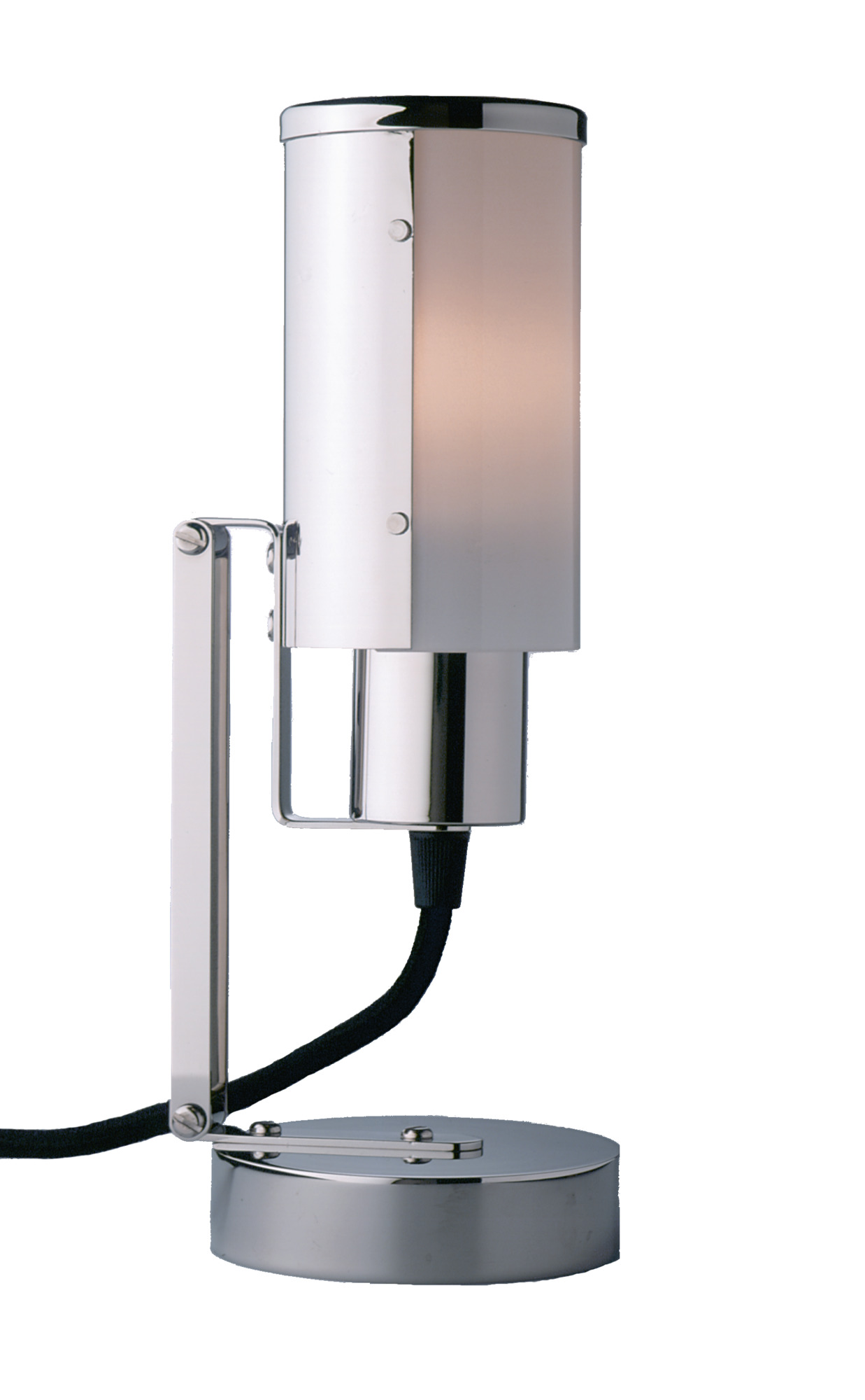 Wagenfeld Leuchte WNL 30 von Tecnolumen, Mehrzweckleuchte aus Metall und Glas, modernes Design für Wohnraum und Büro.