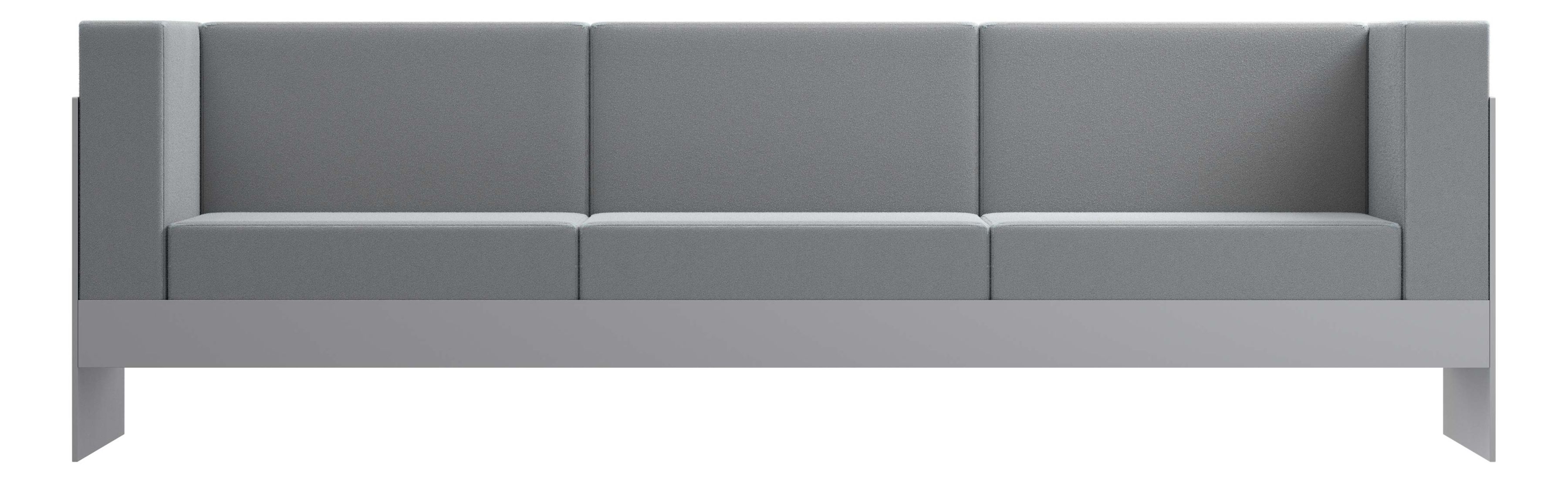Graues Standard Sofa von New Tendency, modernes Design mit klaren Linien und minimalistischer Ästhetik.