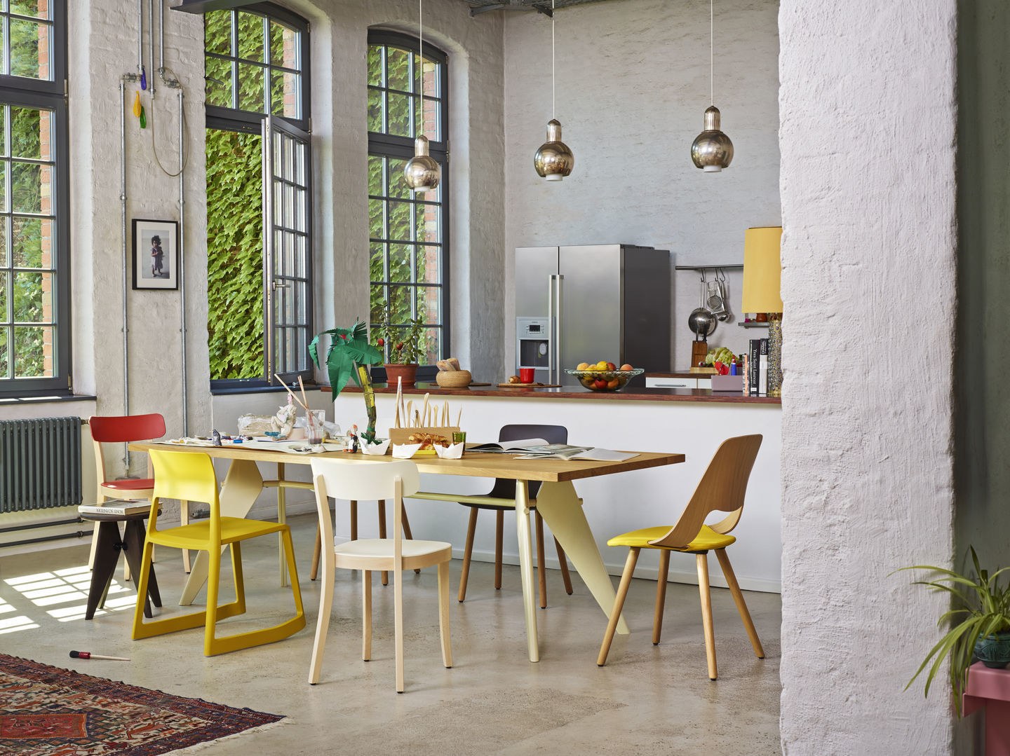 Tabouret Bois Hocker Vitra