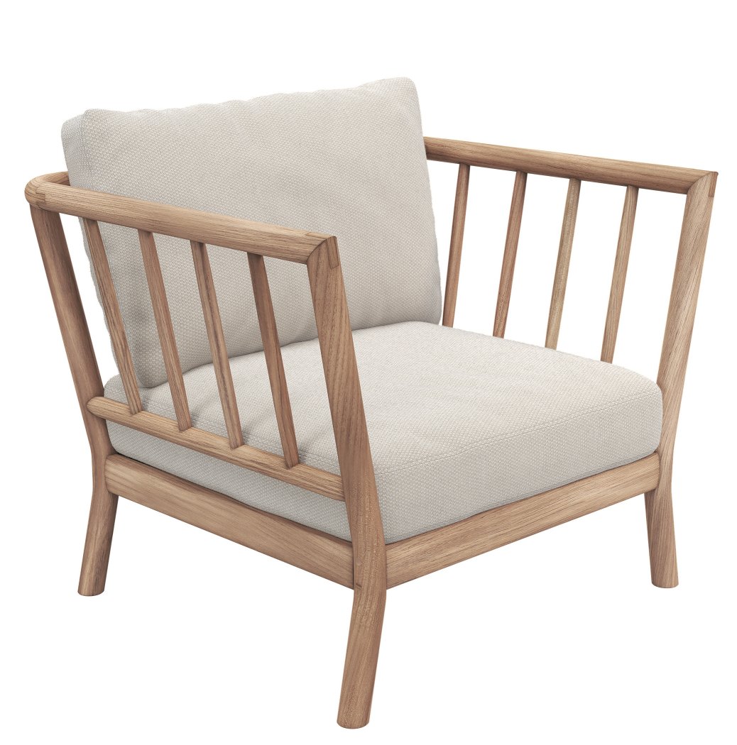 Tradition Lounge Chair Sessel Outdoor Skagerak by Fritz Hansen Light Sand