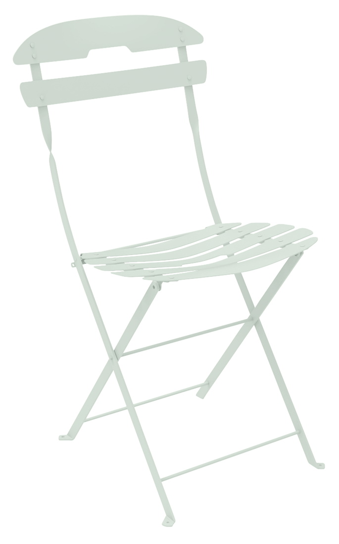 Heller La Môme Klappstuhl von Fermob für den Außenbereich, Garten und Balkon.