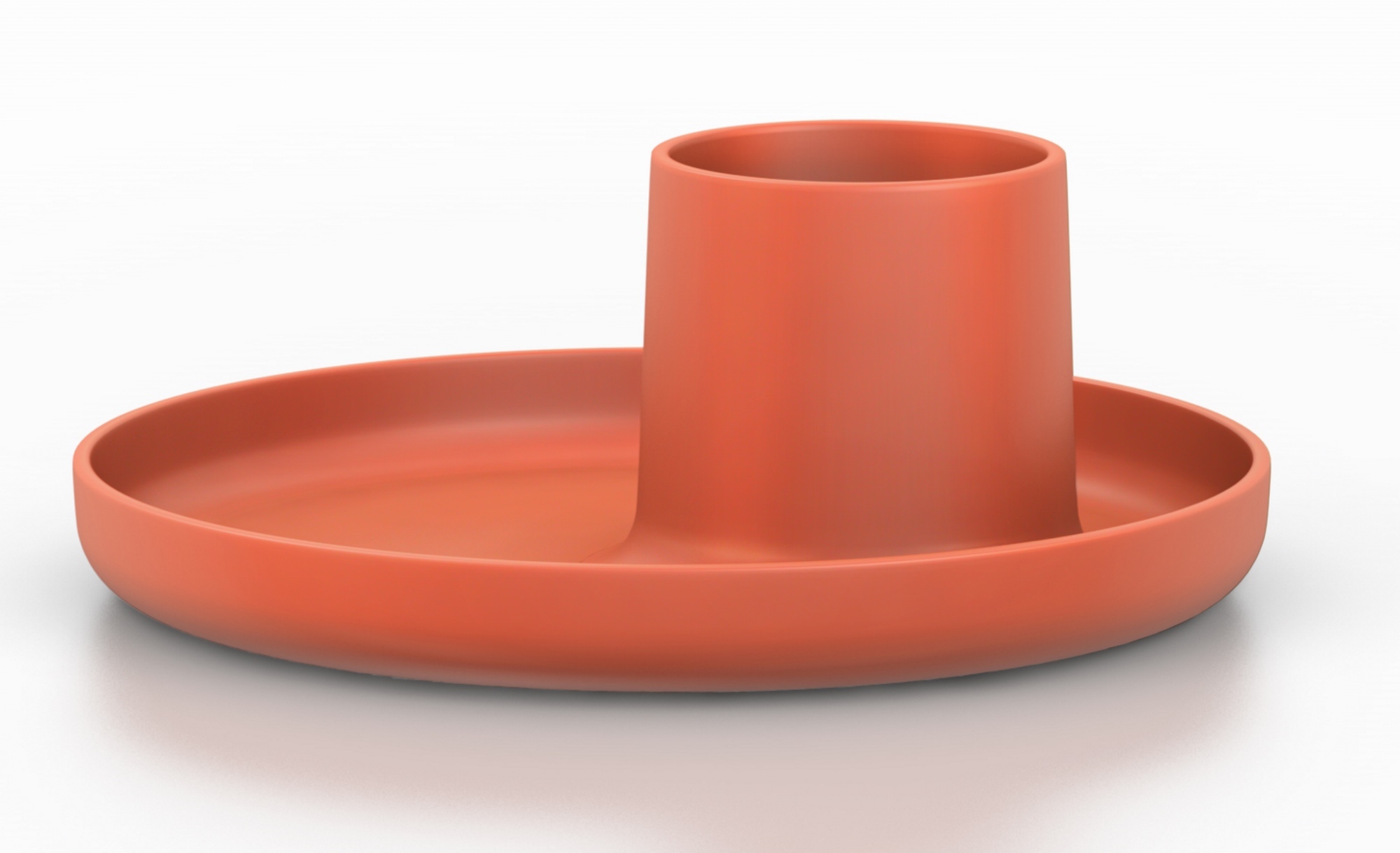 O-Tidy Stiftehalter in Mohnrot: Moderner Schreibtischorganizer für Stifte und Bürobedarf, Vitra Design.