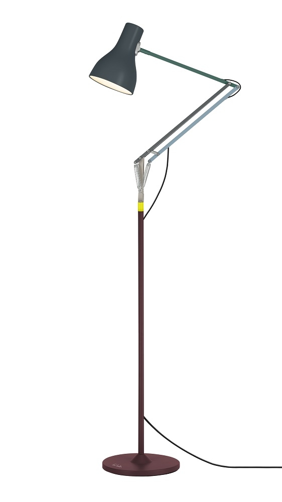 Anglepoise Type 75 Stehleuchte Paul Smith Edition Four, moderne Design-Leuchte mit verstellbarem Arm.