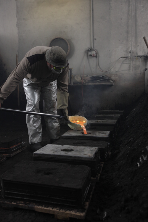 Walter Gropius Türdrücker Tecnolumen Nickel poliert