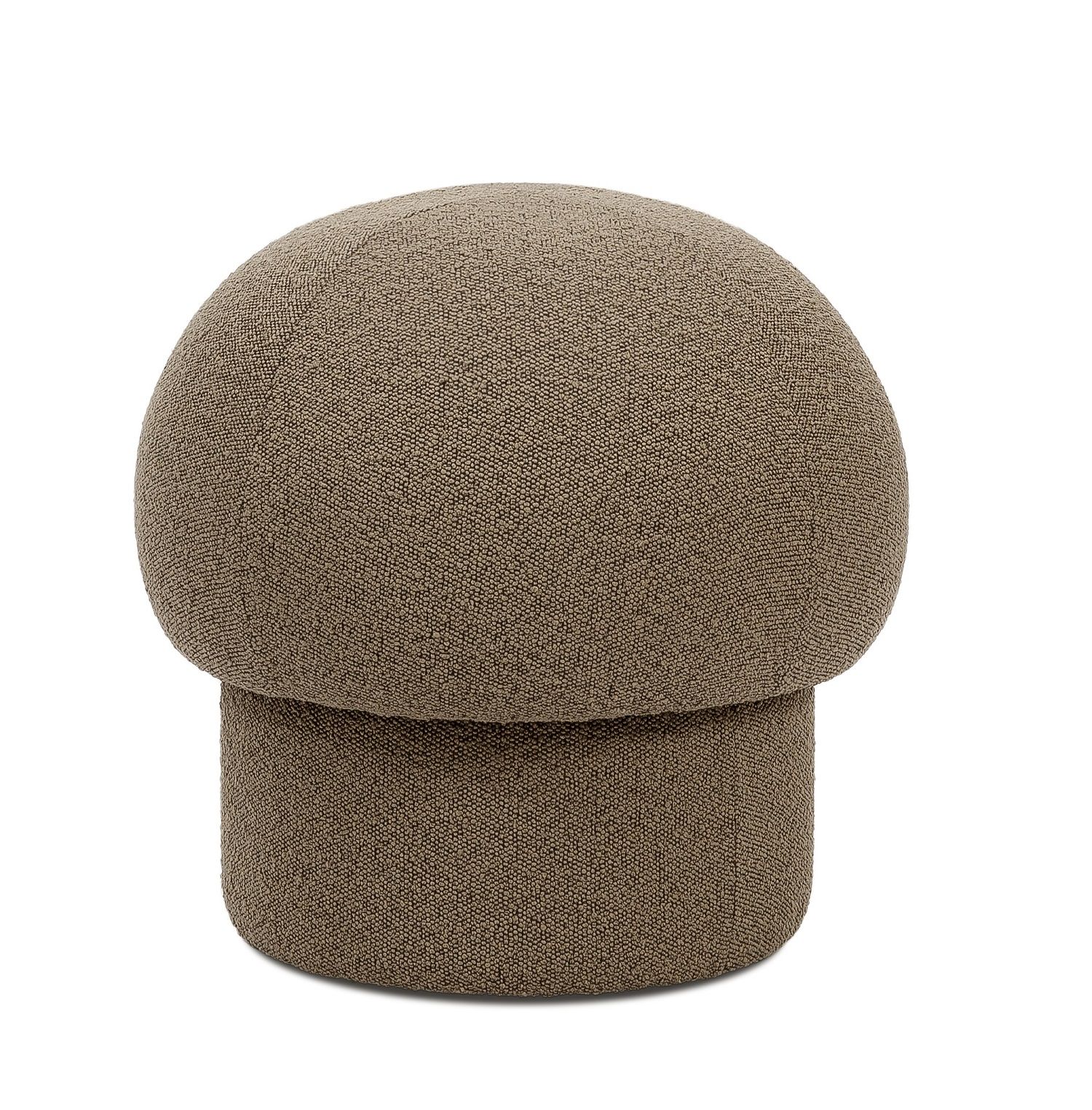Uno Pouf Hocker 50 cm von Design House Stockholm in Braun, moderner Sitzhocker.