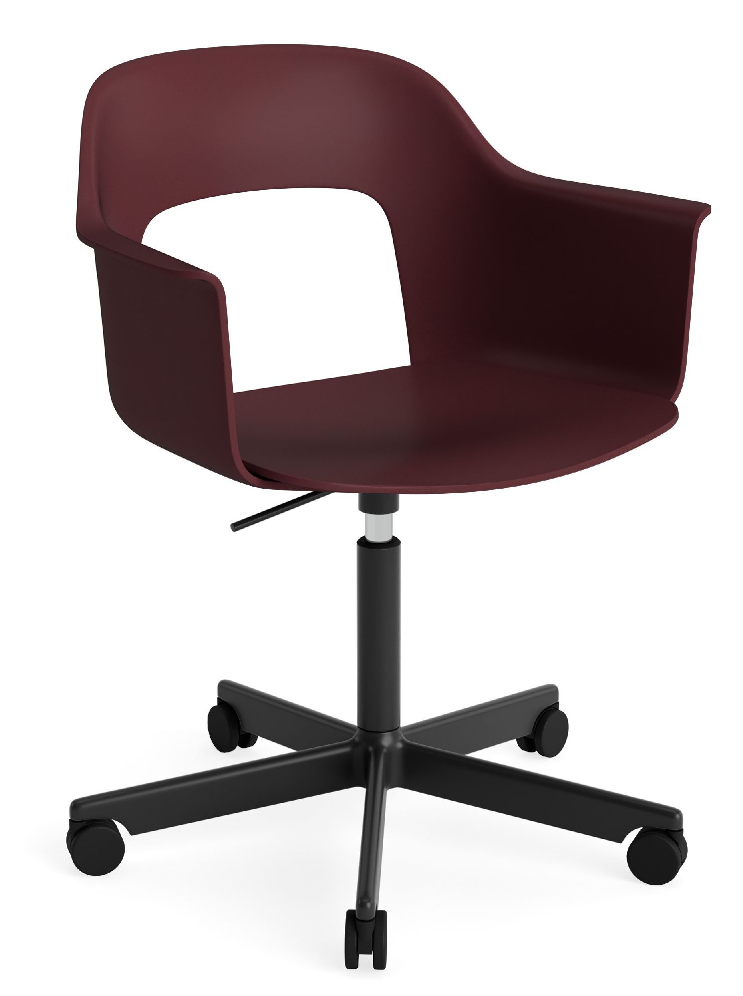 Layout Armchair 241 Armlehnstuhl 5-Sternfuß Drehmechanismus mit Gasfeder Hay