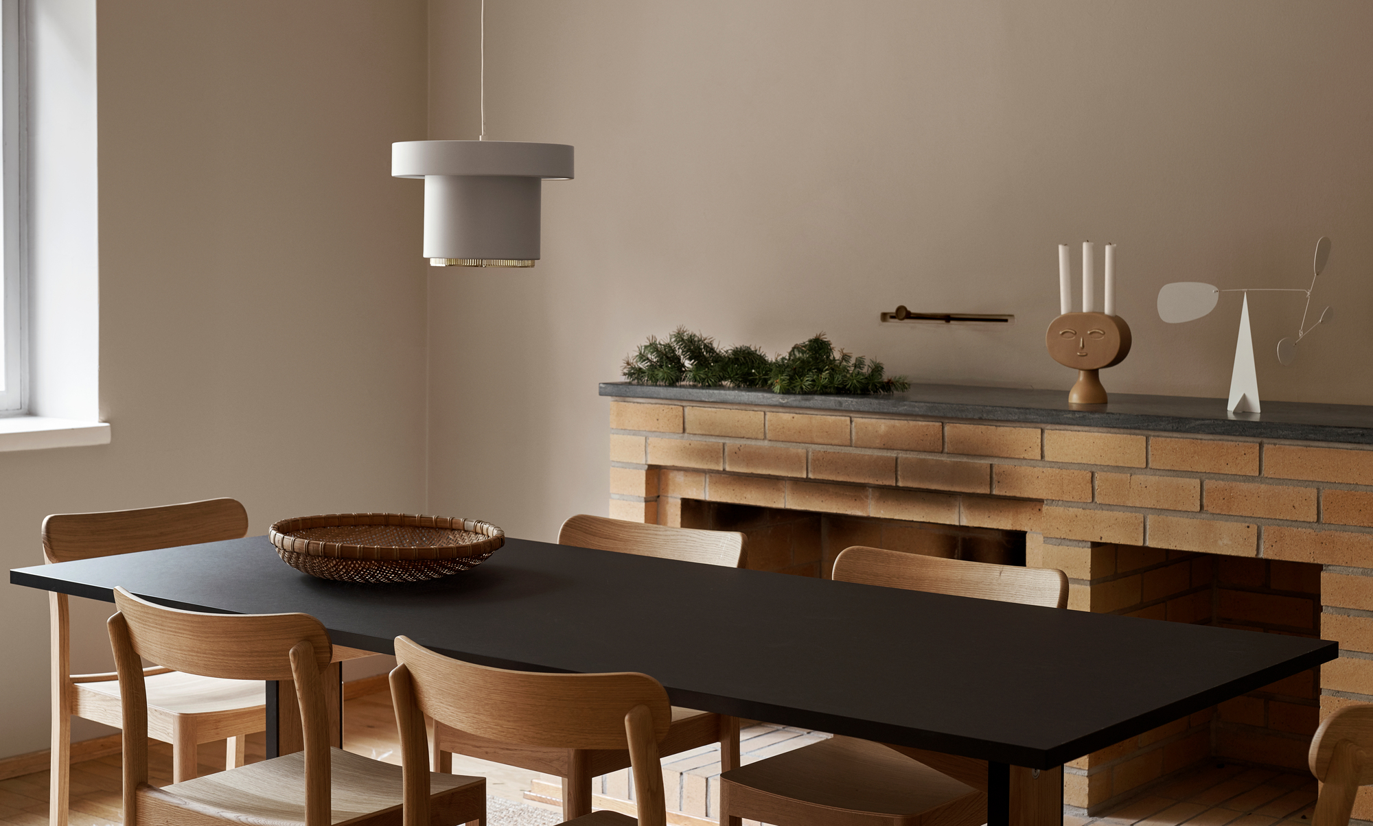 A201 Pendant Light Pendelleuchte Artek Weiss - Messing