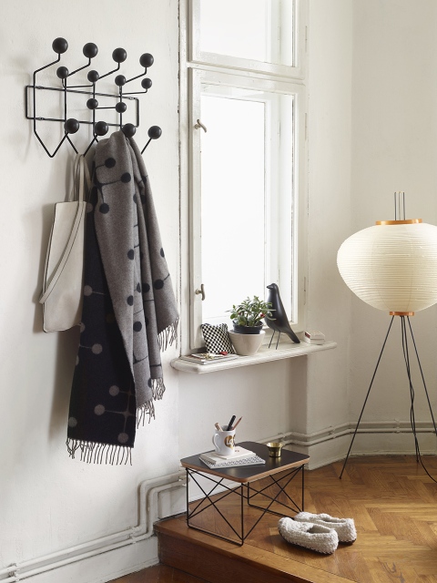 Eames Hang it all Garderobe Esche schwarz Vitra 