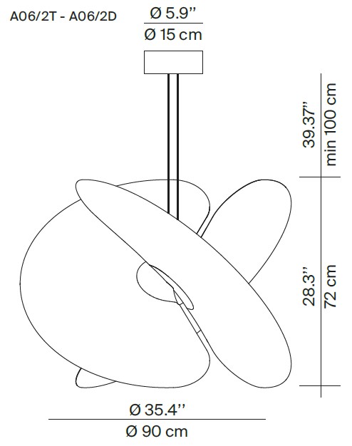 A06 2 Levante Pendelleuchte Luceplan