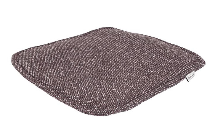 Cane-Line Vibe Kissen, Outdoor Sitzkissen für Sessel, dunkles Bordeaux, quadratisch, wetterfest und komfortabel.