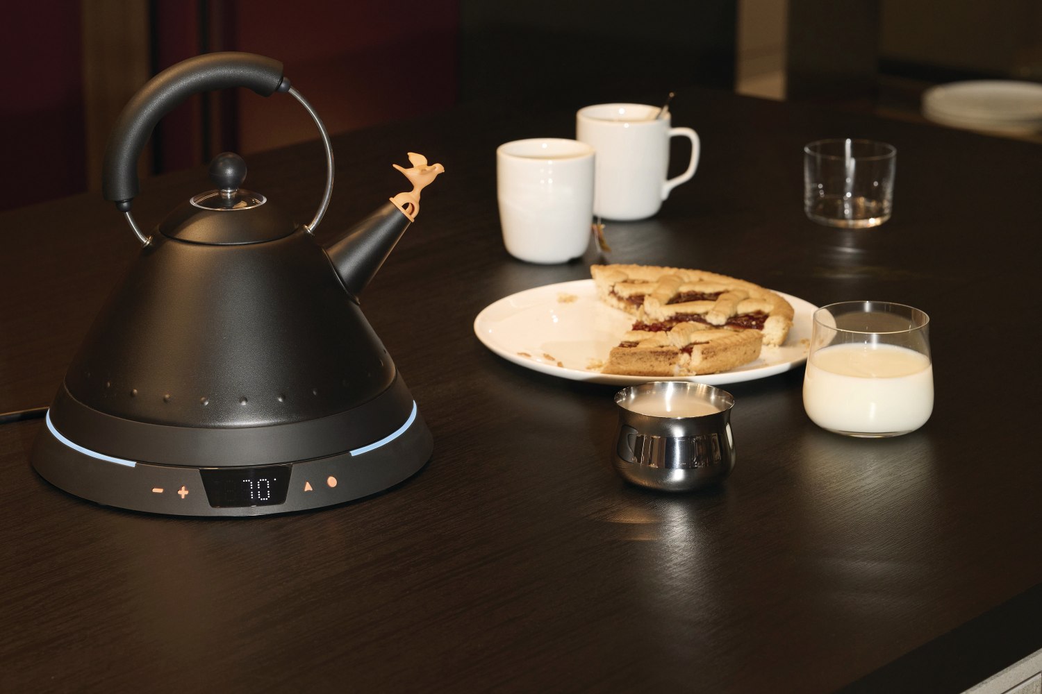 MG32TC B MG32 Elektrischer Wasserkocher mit Temperaturregelung Alessi