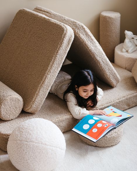 Kinderspielsofa Teddystoff Wigiwama