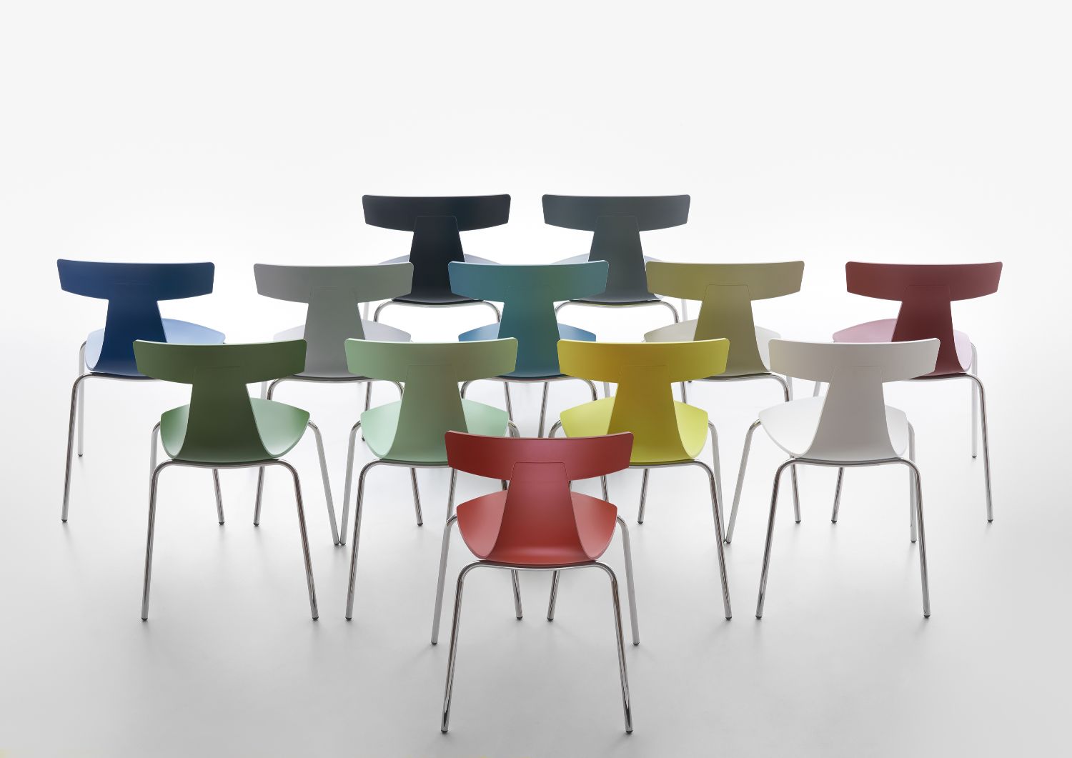 Remo Plastic Chair Kunststoff Stuhl Plank