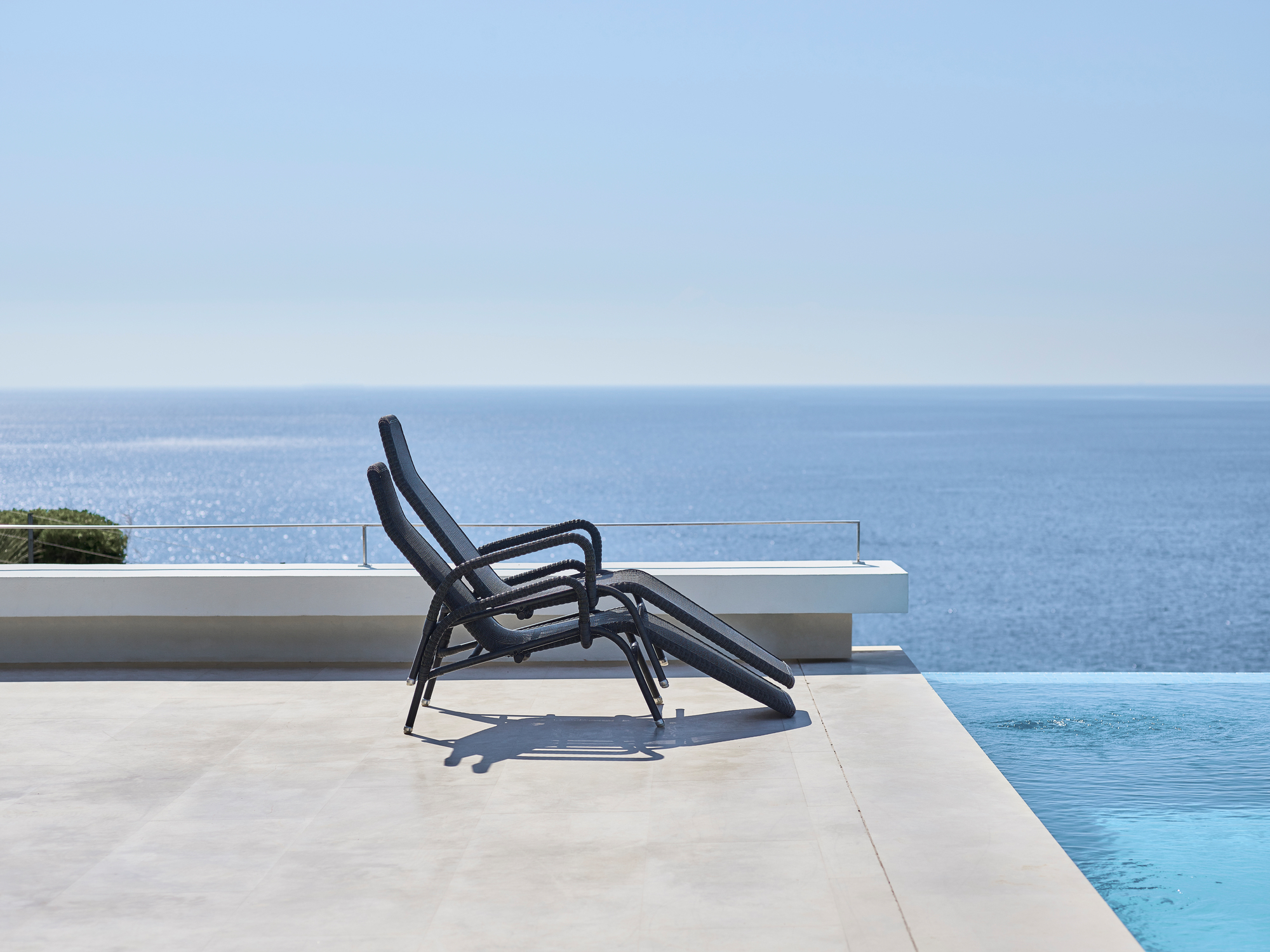 Sunrise Outdoor Sonnenliege stapelbar Cane-Line