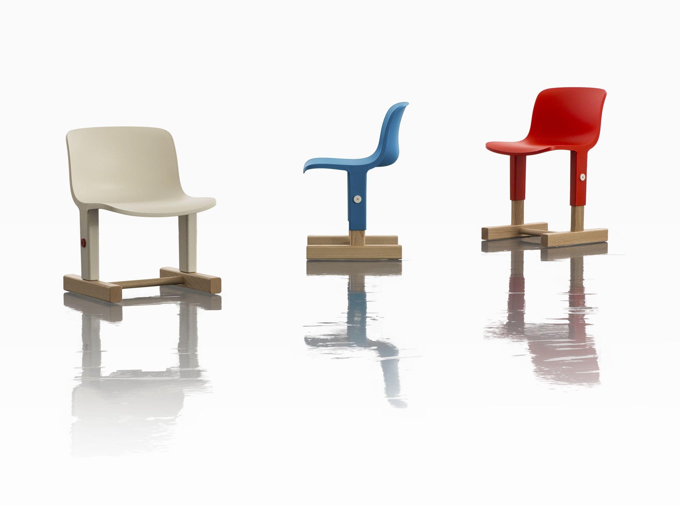 Little Big Chair Kinderstuhl höhenverstellbar Magis Orange