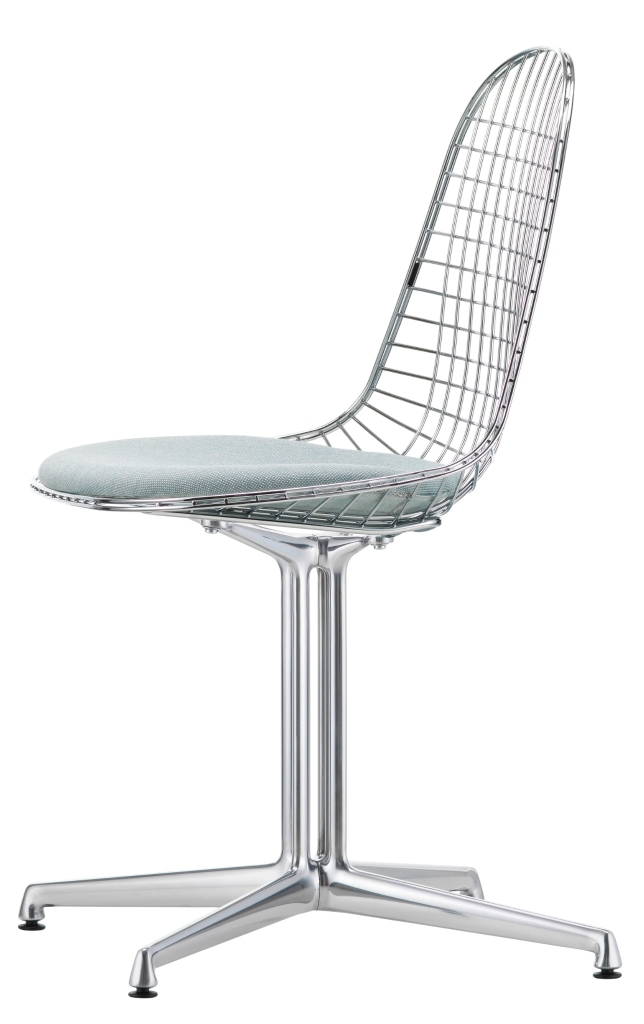 DKL-5 Wire Chair Stuhl mit Sitzkissen Vitra