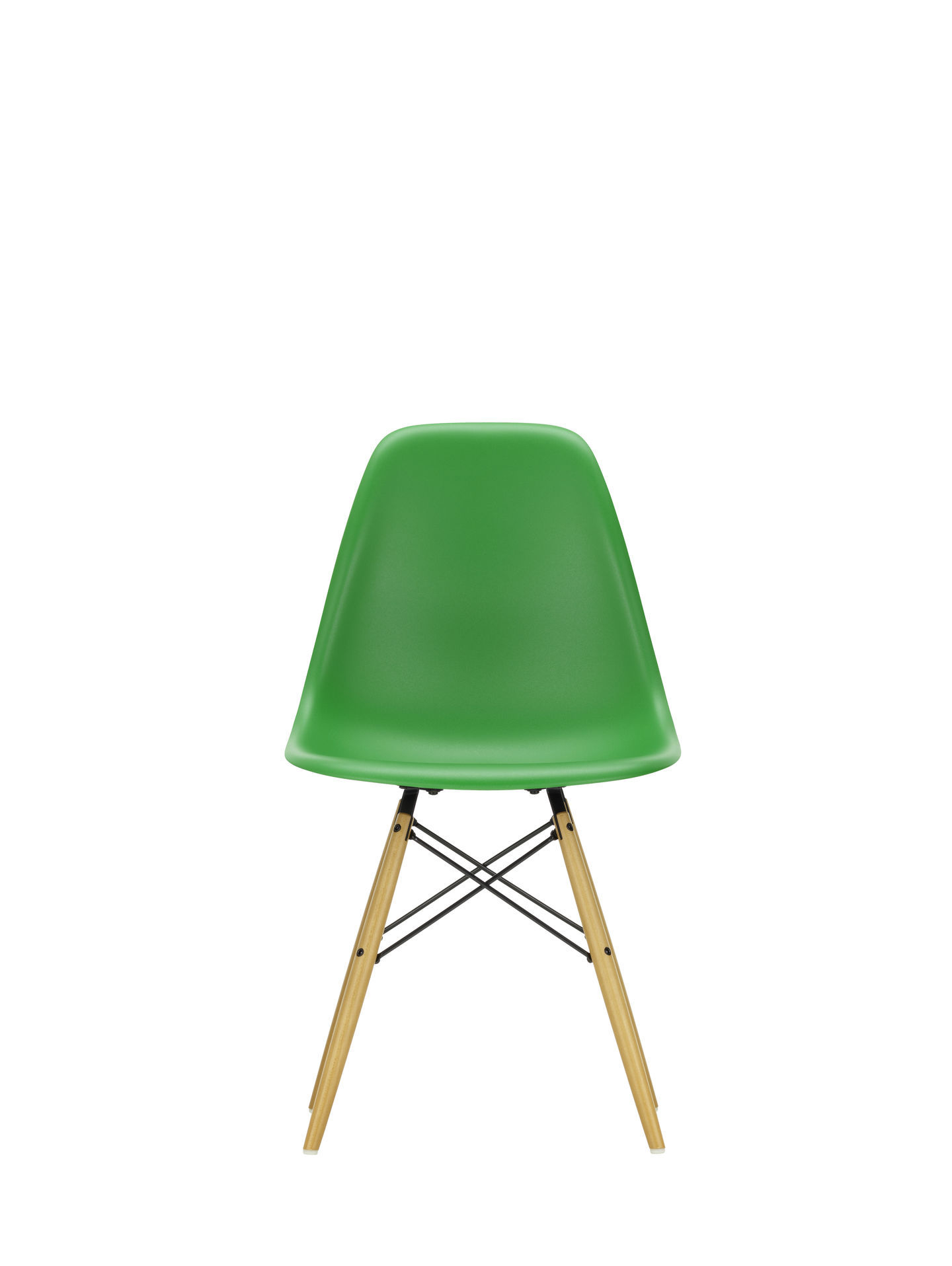 Eames Plastic Side Chair DSW Vitra Ahorn gelblich-Weiss