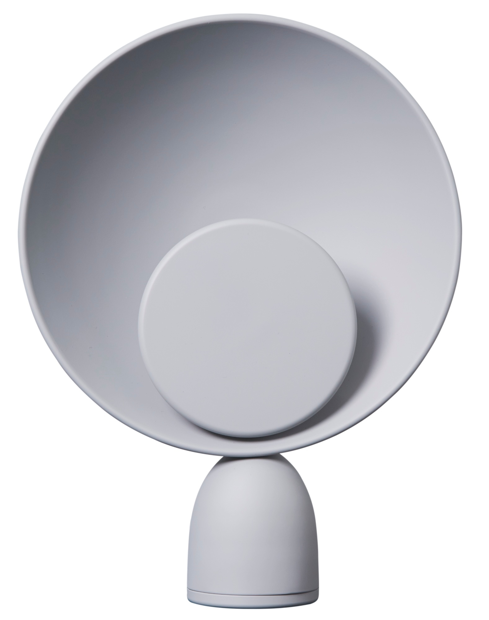 Aschgraue Blooper Tischleuchte von Please Wait to be Seated: moderne Lampe mit geometrischen Formen.