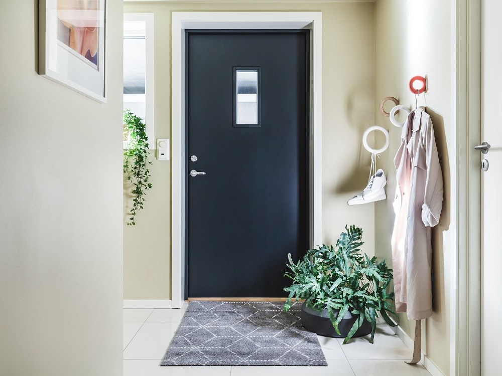 Hagl Indoor / Outdoor Fußmatte 60x85 cm / SCHWARZ Heymat EINZELSTÜCK