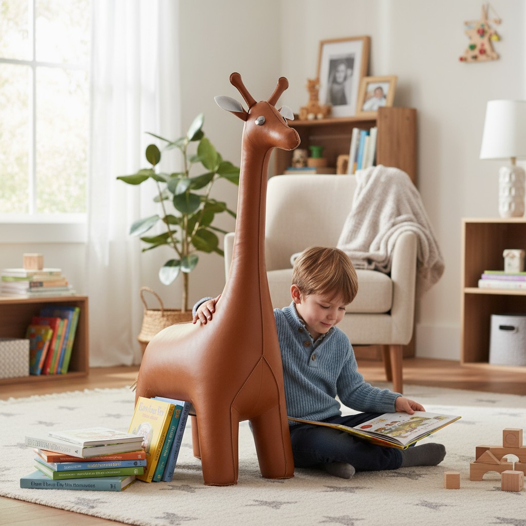 Ledertier XXL Giraffe Züny 