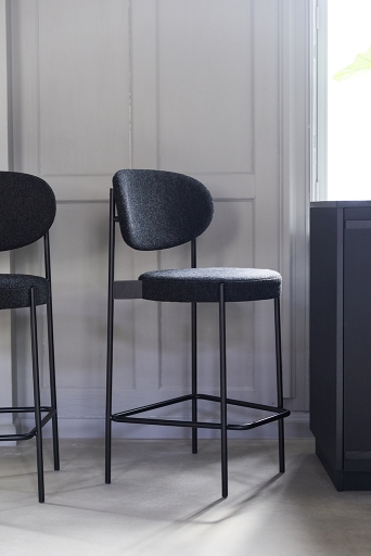 Series 430 Bar Stool Barhocker 75 cm SCHWARZ / REMIX 123 Verpan EINZELSTÜCK