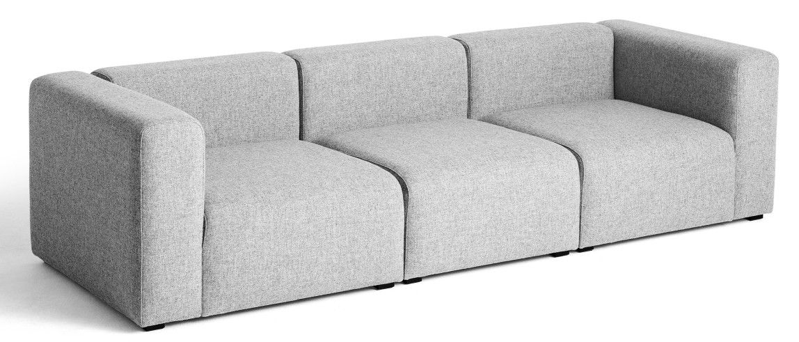 Mags Sofa 3-Sitzer Combination 1 Hay Stoff Steelcut Trio 133