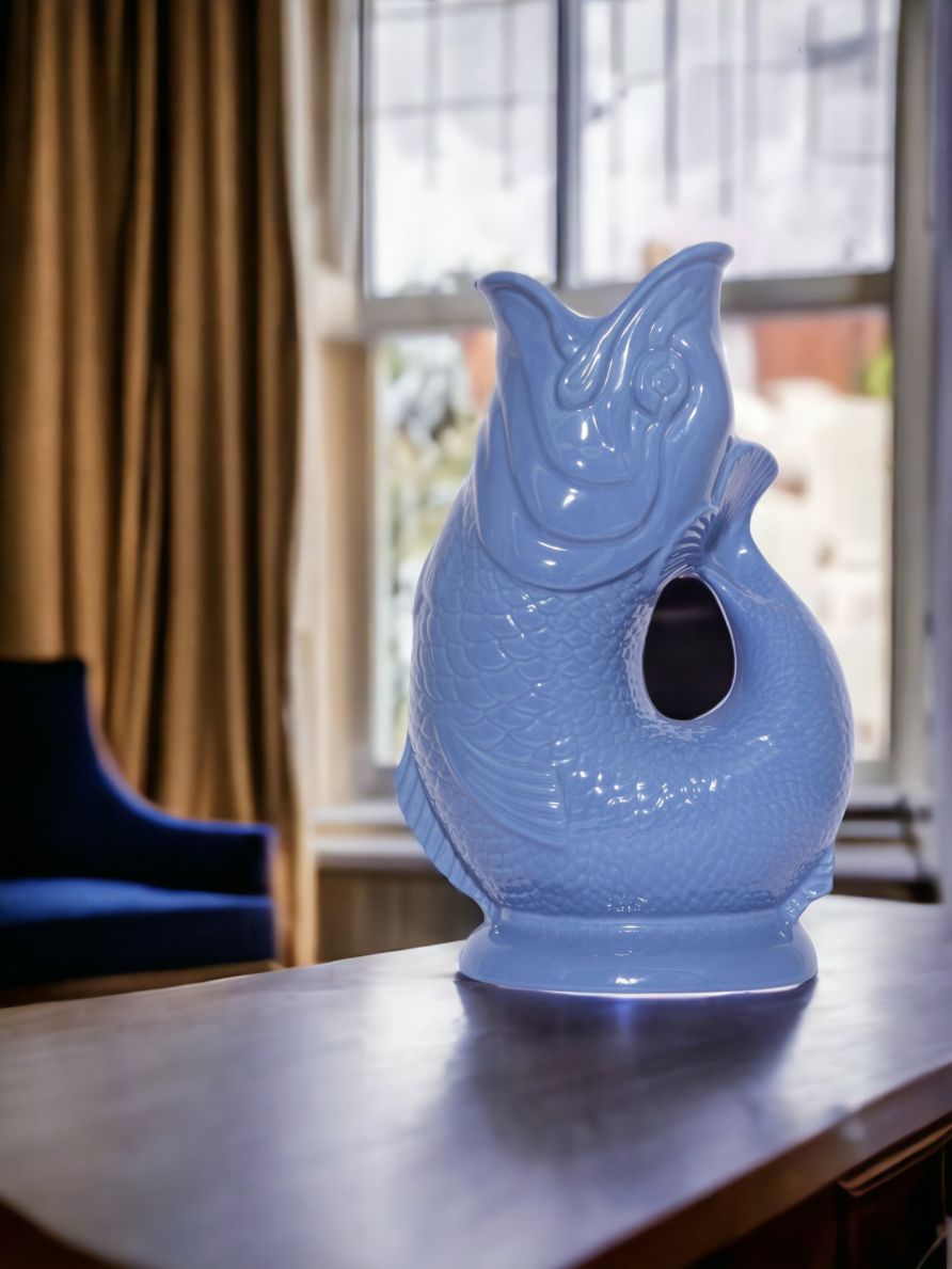 Gluckigluck Karaffe / Vase XL Sea blue