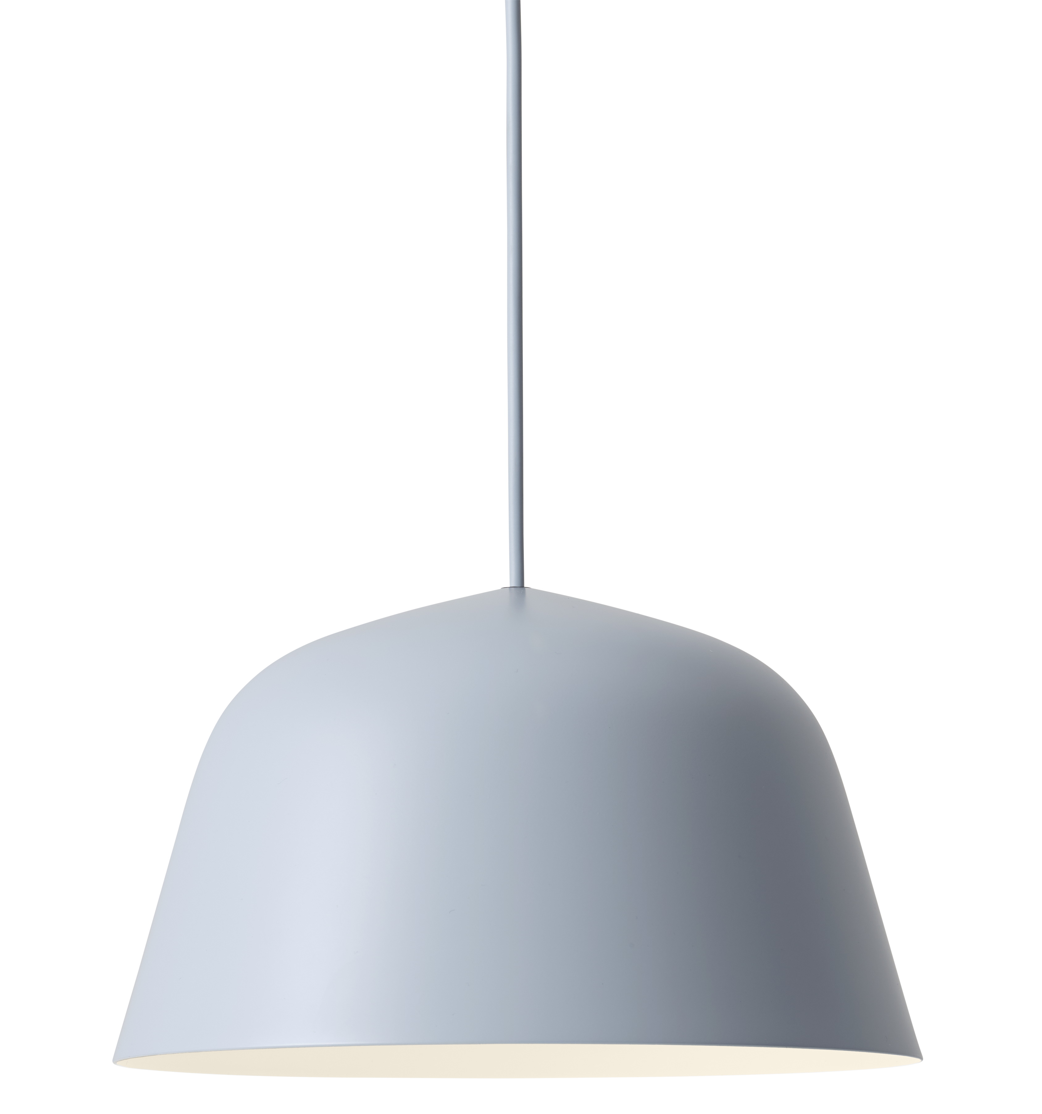 Hellblaue Ambit Pendelleuchte von Muuto: Moderne Hängelampe für Wohnzimmer und Esszimmer.