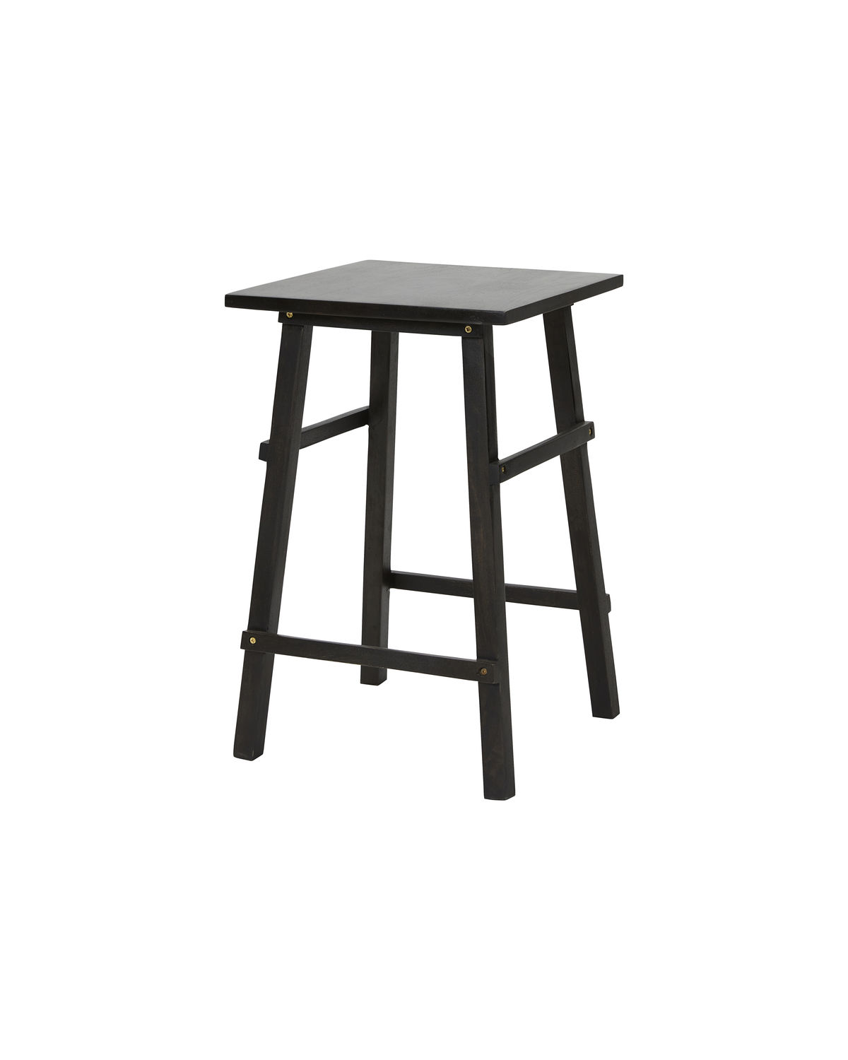 Schwarzer Laddi Beistelltisch von House Doctor, quadratische Tischplatte und minimalistisches Design für moderne Wohnräume.