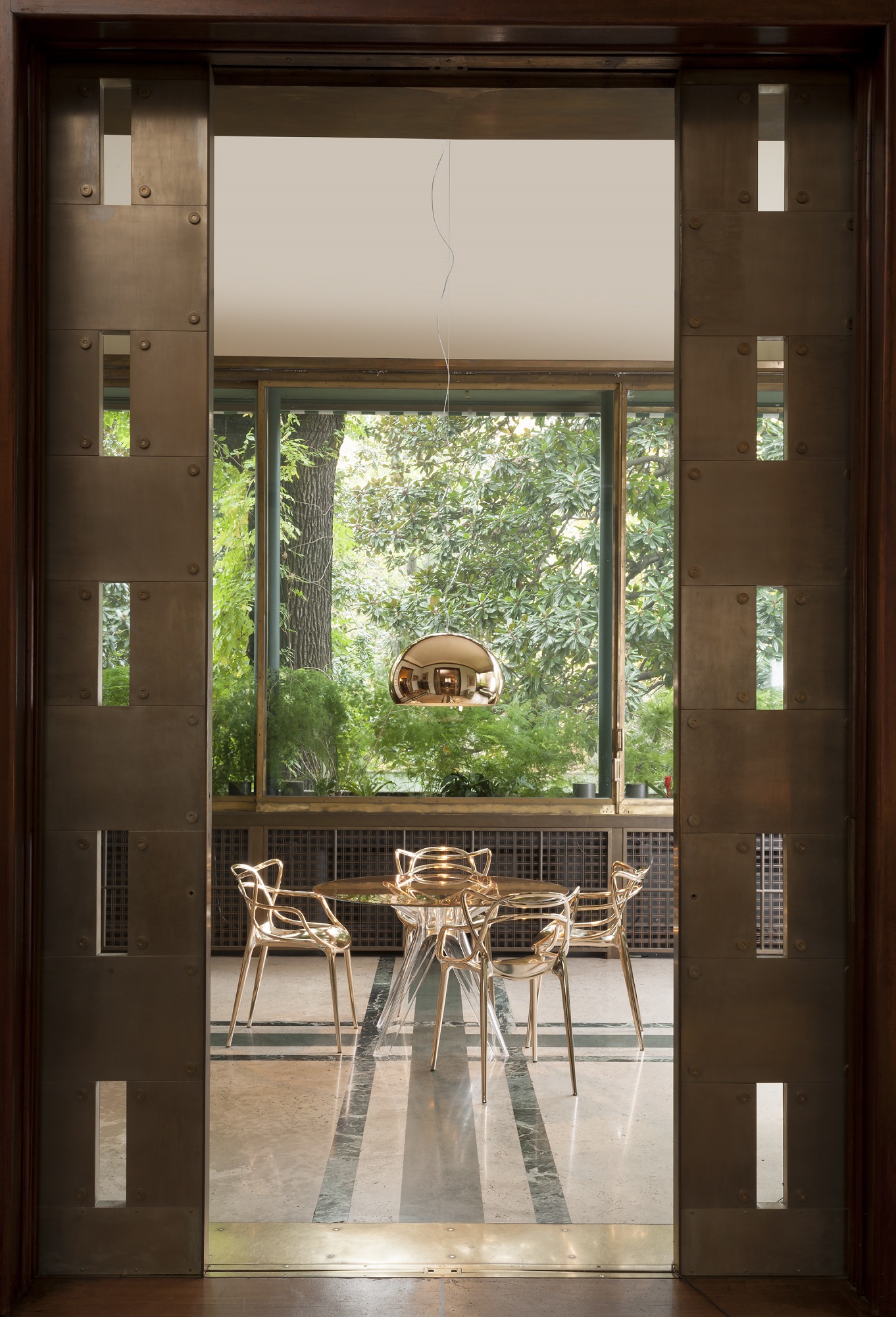 Fly FL/Y Pendelleuchte Metallic Kartell-kupfer