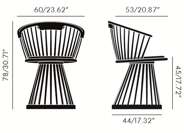 Fan Dining Chair Tom Dixon